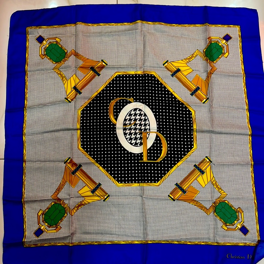 Dior Vintage Silk Scarf